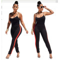 Summer 2021 New Women Clothing Color Matching Halter Jumpsuit